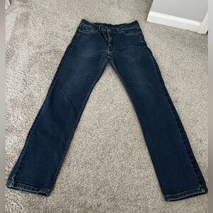 Levi's Dark Blue Straight Jeans